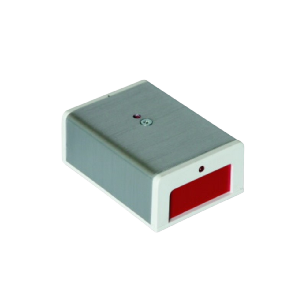 Image du produit Bouton panique &agrave; m&eacute;moire LED autoprot&eacute;g&eacute; &agrave; l'ouverture, r&eacute;armable par coupre 12V