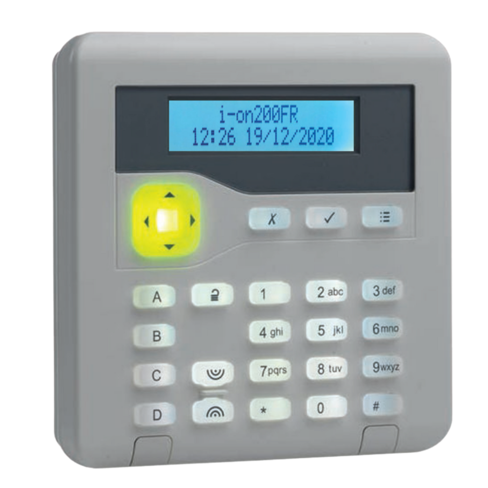Image du produit Clavier LCD filaire I-ON NFA2P type 2 lecteur de badges int&eacute;gr&eacute;