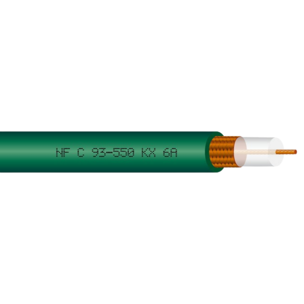 Image du produit VIDEOCOAX KX 6A 75 ohms vert 6016 - C-100m