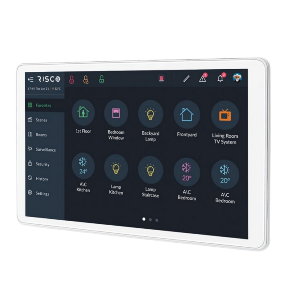 Image du produit Contr&ocirc;leur RisControl&trade; avec &eacute;cran tactile 8'', Wi?Fi int&eacute;gr&eacute;, communication bus et gestion VuPoint
