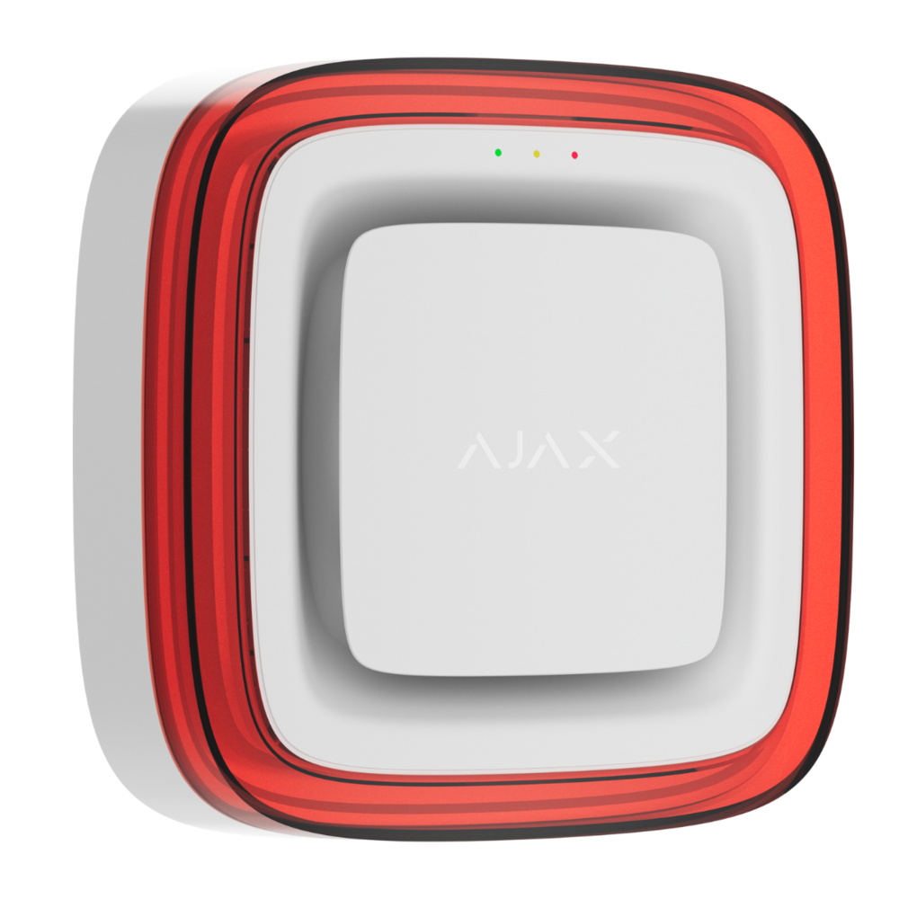Image du produit Avertisseur sonore d&rsquo;alarme incendie Type 4 adressable sans fil combin&eacute; &agrave; un dispositif d&rsquo;alarme visuel (DAV) - Blanc