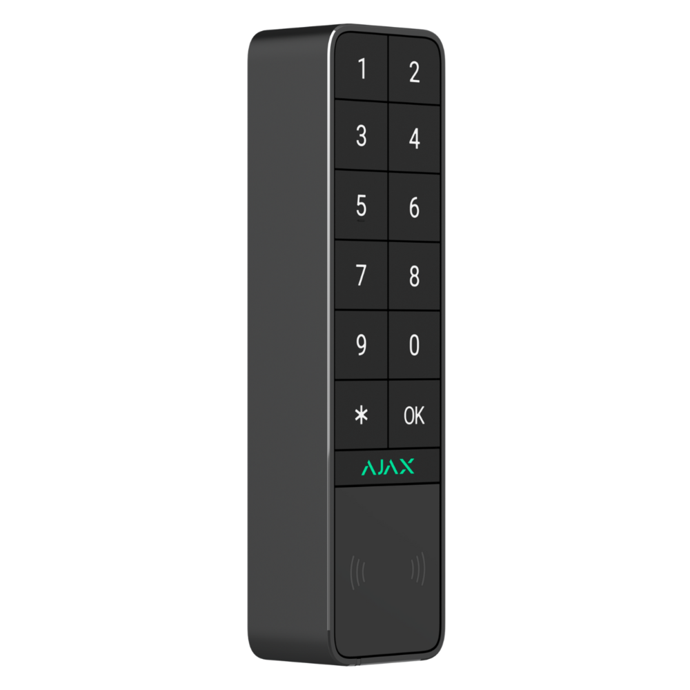 Image du produit Clavier sans fil avec authentification par Pass, Tag, smartphones et codes. - Interieur/Exterieur Noir