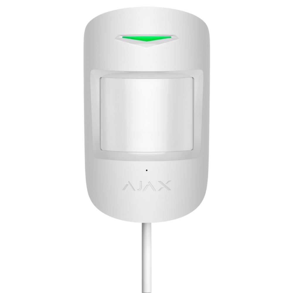 Image du produit D&eacute;tecteur de mouvement et de bris de glace filaire IR avec micro Blanc NFA2P