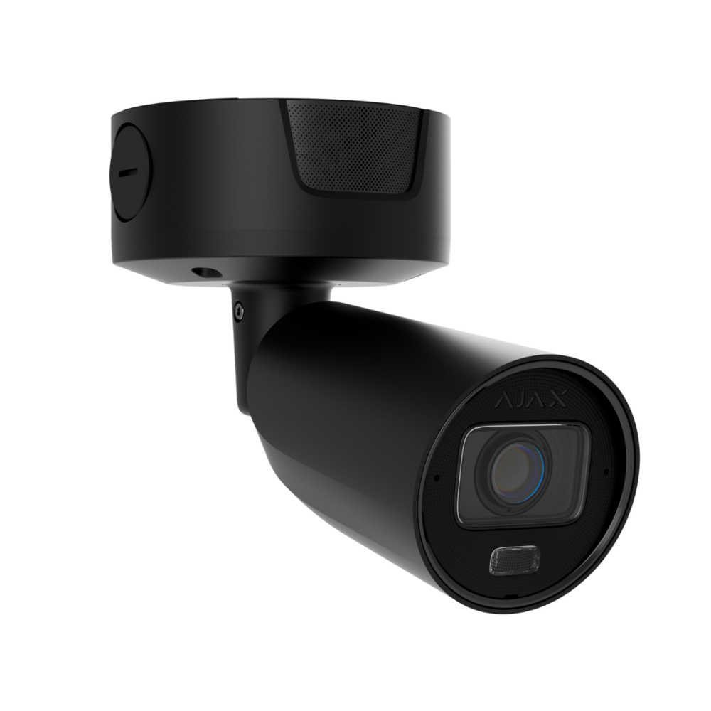 Image du produit Cam&eacute;ra Superior Bullet IP 8Mp filaire, IA, Obj 2,8-12mm, IR hybride, TrueWDR, micro/Hp - PoE/12V-E/S Alarme-Int/Ext Noir