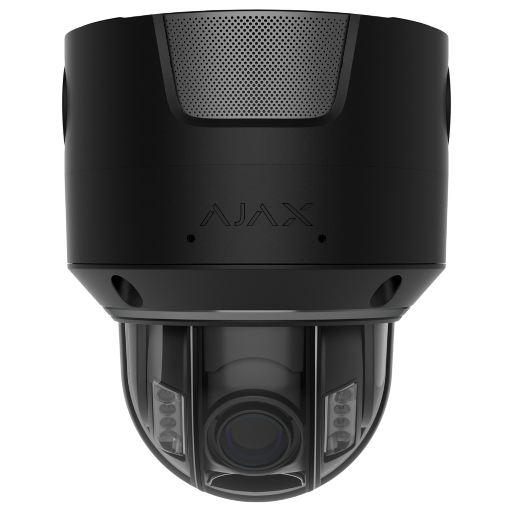 Image du produit Cam&eacute;ra Superior Dome IP 4Mp filaire, IA, Obj 2,8-12mm, IR hybride, TrueWDR, micro/Hp - PoE/12V-E/S Alarme-Int/Ext -Noir