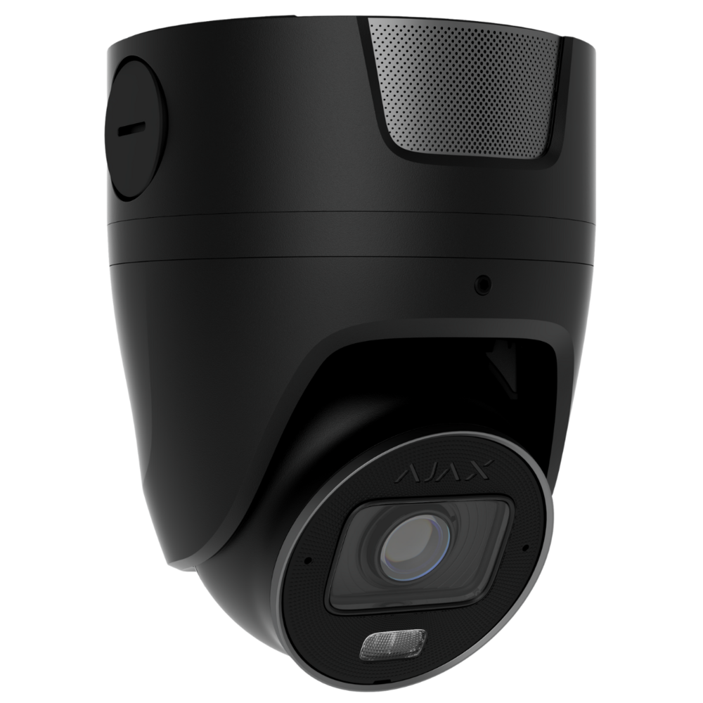 Image du produit Cam&eacute;ra Superior Turret IP filaire, IA, Obj 2,8-12mm, IR hybride, TrueWDR, micro/Hp - PoE/12V-E/S Alarme-Int/Ext -Noir