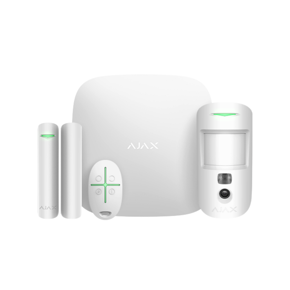 Image du produit Kit avec Hub 2 (2G), MotionCam, DoorProtect et SpaceControl Blanc