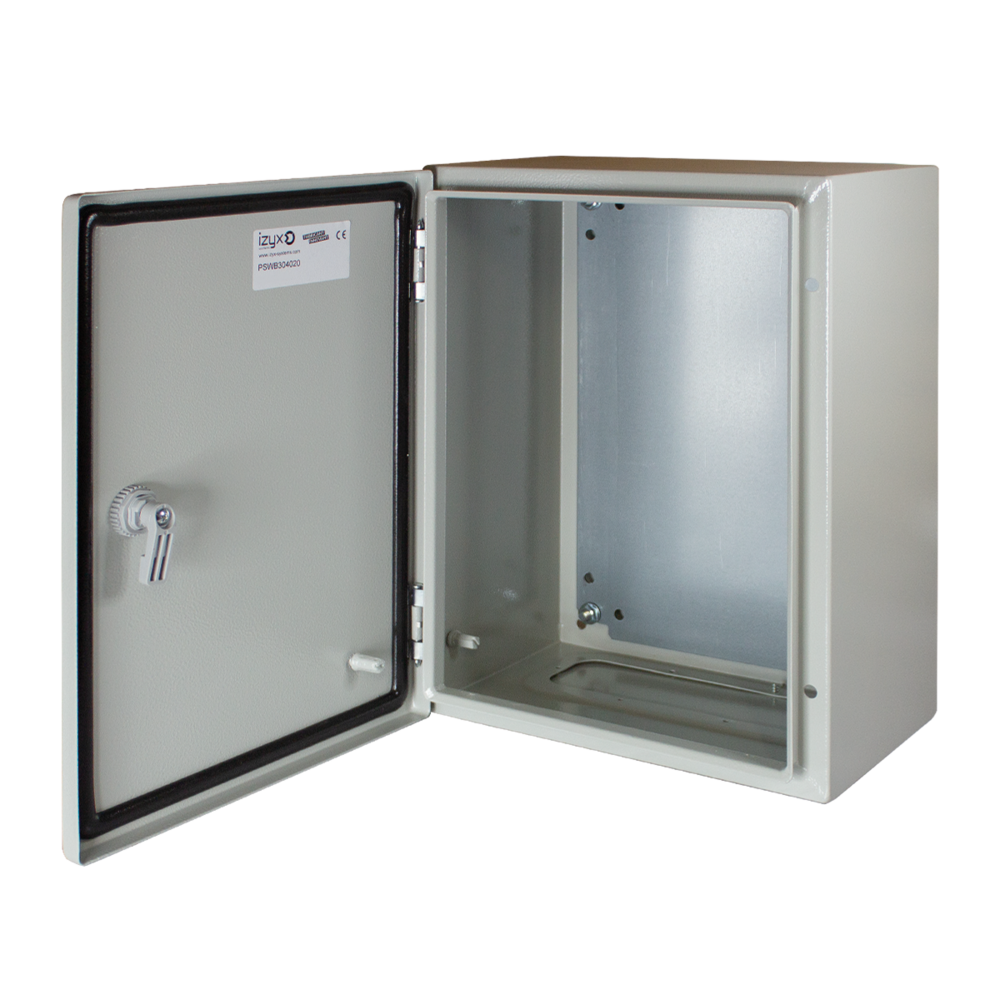 Image du produit Coffret &eacute;tanche PSWB IP 66 en m&eacute;tal 300 x 400 x 200 mm avec plaque de fond