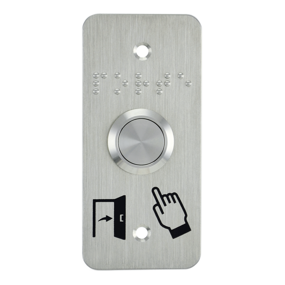 Image du produit Bouton poussoir acier inox d=19 mm Contact NO+NC (V) + SSP101