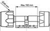 Image du produit Cylindre L/E Viky 40B X 40