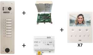 Image produit Kit Video Alu 1R 7 Bp 2 Voice Programmé