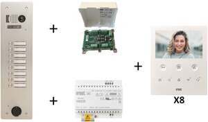 Image produit Kit Video Alu 1R 8 Bp 2 Voice Programmé