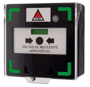 Image produit Bouton noir déclencheur pour alerte et action du ppms, sonor