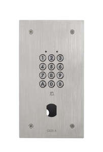 Image produit Clavier enc. inox résist. vandal, 100 codes/2 relais, ø 25 m