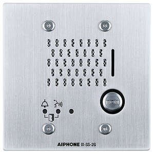 Image produit Platine audio encastrée inox 1 bp ip/sip hauteur 120 mm