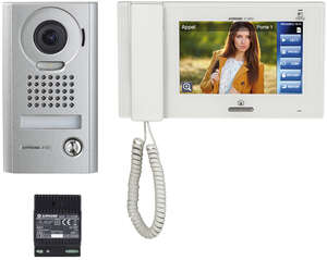 Image produit Kit vidéo saillie : 1 platine jpdv 1 moniteur jp4med & 1 ali