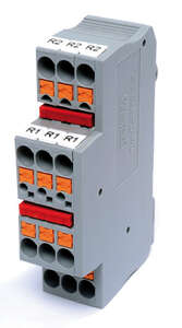 Image produit Connecteur de distribution rail - din 1module 2e/2x5s