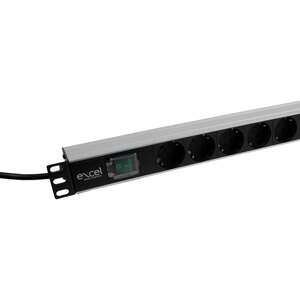 Image produit EXCEL PDU 8 SCHUKO SOCKET SWIT CHED 16AMP LED INDIC