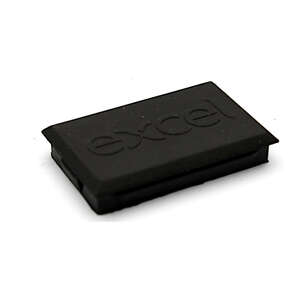 Image produit EXCEL LJ6C BLANK-BLACK RUBBER PACK OF 10