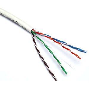 Image produit CABLE 4 PAIRES 100OHMS U/UTP C AT5E LSZH BLANC (BOX 305 METR