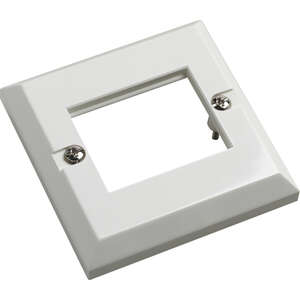 Image produit EXCEL 6C SINGLE GANG PLATE UPT O 2 MODULES-WHITE