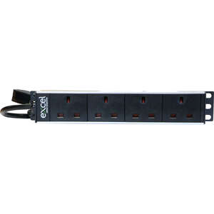 Image produit "Excel 10"" UK 4 way unswitched PDU"