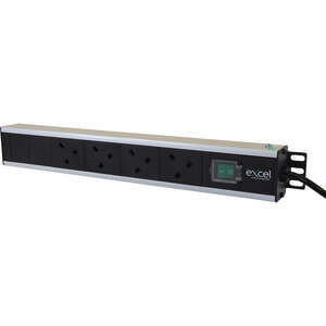 Image produit EXCEL 4-WAY POWER STRIP HORIZO NTAL