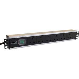 Image produit EXCEL 6-WAY POWER STRIP HORIZONTAL