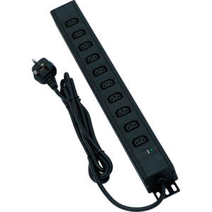 Image produit EXCEL 8-WAY IEC320 V/MOUNT PDU FILT NON-SWTD 13AMP