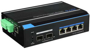 Image produit SWITCH INDUS 150W L2 - 1×1Gb/POE++ & 3×1Gb/POE+ & 2×SFP Boit