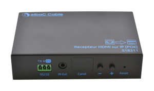 Image produit RECEPTEUR DEPORT HDMI SUR IP POE Boite 1 PC