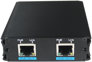 Image produit REPETEUR POE/POE+ 1E/2S 100Mbps Boite 1 PC