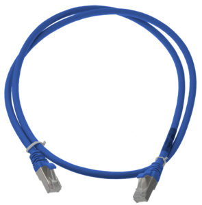 Image produit CORDON S/FTP CAT6A AWG26 LSZH BLEU 0.3M Cordon 1 PC0.3m