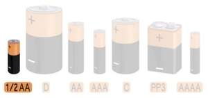 Image produit PILE LITHIUM-THIONYL 3,6 V 1/2AA