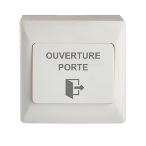 Image produit Bouton poussoir ABS Ap 86 x 86 x 41/47 mm Contact inverseur