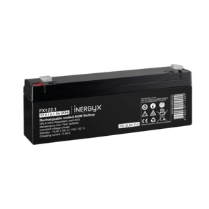 Image produit Batterie rechargeable VRLA 12V / 2,1 Ah - Bac FR UL94 V-0 -