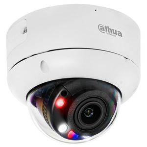 Image produit Cam&eacute;ra IP D&ocirc;me Anti-Vandale Smart Dual Light 4MP IR 50m I/O 1/1 IP67 IK10 POE Varifocale Motoris&eacute;e 2.7-13.5 mm WizSense