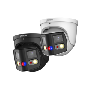 Image produit Cam&eacute;ra IP Mini D&ocirc;me Face Plate 2x4MP TiOC Duo Splicing IR 25m I/O 1/1 IP67 POE Focale Fixe Image Grand Angle 180&deg;