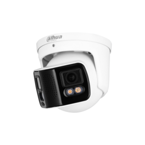 Image produit Cam&eacute;ra IP Mini D&ocirc;me Face Plate 2x4MP Full Color Dual Lens Splicing IR 40 I/O 1/1 IP67 POE Focale Fixe Grand Angle 180&deg;