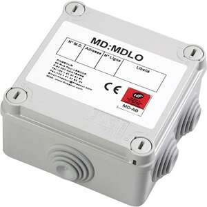 Image produit Module d&eacute;port&eacute; adressable pour ligne collective ouverte. 1 module par DAS &agrave; &eacute;mission. Maximum 15 par ligne.