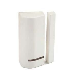 Image produit Contact magn&eacute;tique sans fil bidirectionnel blanc avec double transmetteur universel, 2 canaux, autoprotection