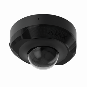 Image produit Cam&eacute;ra MiniDome IP 8Mp/2.8mm filaire avec IA et angle de 110&deg;, IR, TrueWDR, micro et PoE/12V-Interieur/Exterieur Noir