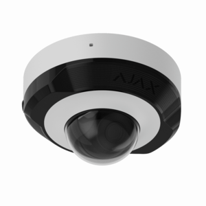 Image produit Cam&eacute;ra MiniDome IP 8Mp/2.8mm filaire avec IA et angle de 110&deg;, IR, TrueWDR, micro et PoE/12V-Interieur/Exterieur Blanc