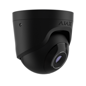 Image produit Cam&eacute;ra Turret IP 5Mp/2.8mm filaire avec IA et angle de 110&deg;, IR, TrueWDR, micro et PoE/12V-Interieur/Exterieur Noir