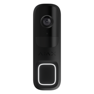 Image produit Sonnette vid&eacute;o avec IA int&eacute;gr&eacute;e, capteur PIR et contr&ocirc;le via des applications Noir
