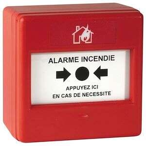 Image produit S3000 - D&eacute;clencheur manuel conventionnel incendie, membrane d&eacute;formable, IP21