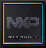Image produit Badge Mifare Desfire EV3 4K format ISO, grav&eacute;s Laser CSN 10ch d&eacute;cimal