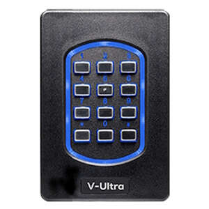 Image produit lecteur V-ULTRA KP VAUBAN, Wiegand 32/56bits, Noir, Sortie Bornier