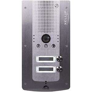 Image produit Portier audio video Full IP/SIP 2 boutons d'appel conforme loi Handicap PoE