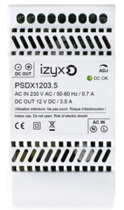 Image produit Alimentation rail DIN 3M 230V AC / 12V DC (12-14V) / 3,5A